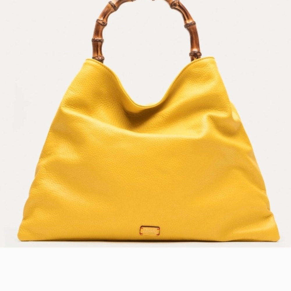 💯 Frances Valentine Muriel Bag with Bamboo Handle